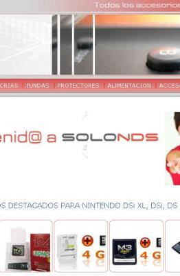 Solonnds: Tienda virtual de nuevas tecnologías