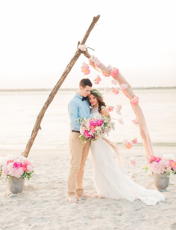 Cómo adornar una boda en la playa